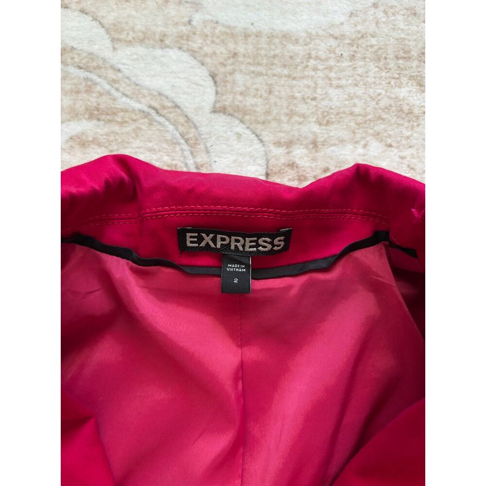 Express Hot Pink Blazer - Picture 3 of 7